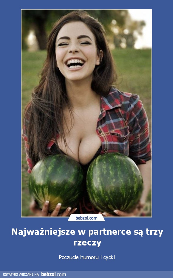 Najważniejsze w partnerce są trzy rzeczy