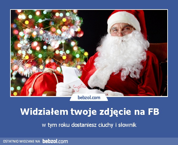 Widziałem twoje zdjęcie na FB