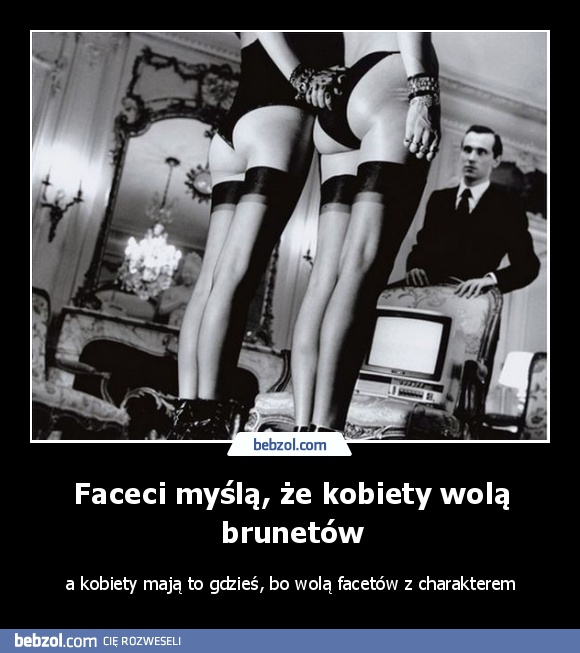 Faceci myślą, że kobiety wolą brunetów