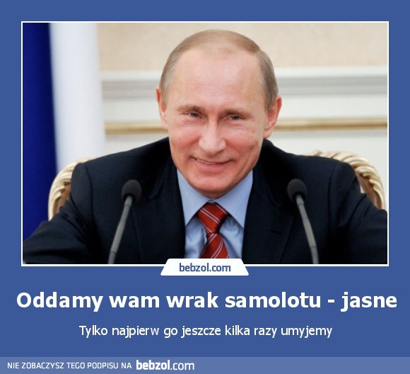 Oddamy wam wrak samolotu - jasne