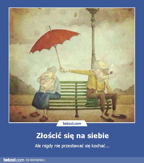 Złościć się na siebie