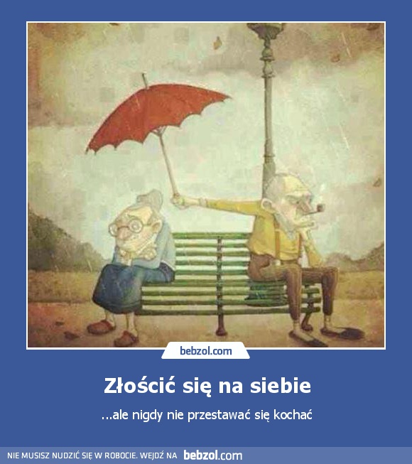 Złościć się na siebie