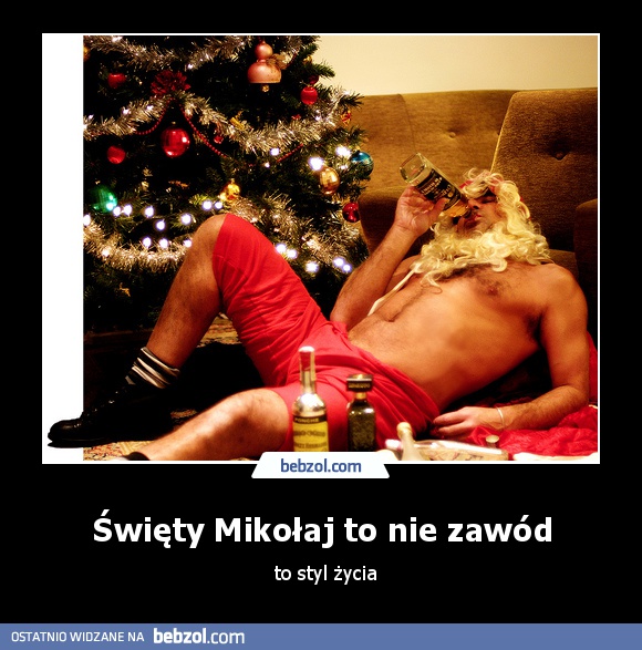 Święty Mikołaj to nie zawód