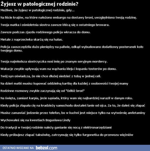 Patologiczna rodzina