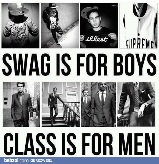 Elegancja jest dla mężczyzn