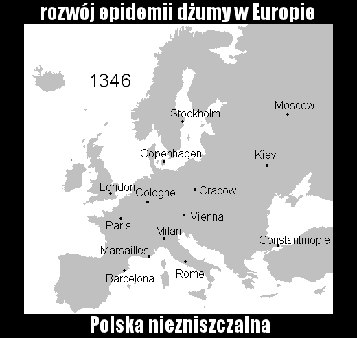 Epidemia dżumy w Europie