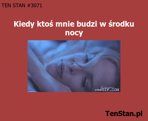 Kochanie, nie mogę zasnąć...