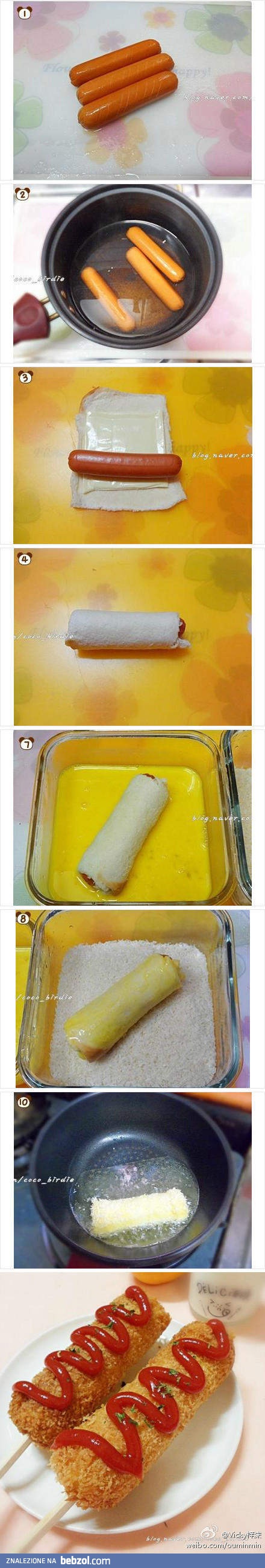 Przepis na Corn-dogi