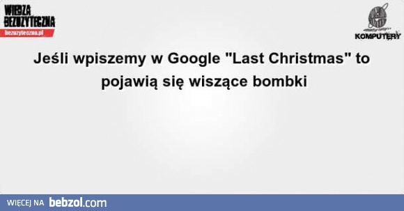 Bombki w Google