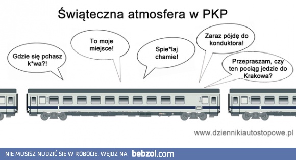 Świąteczna atmosfera w PKP