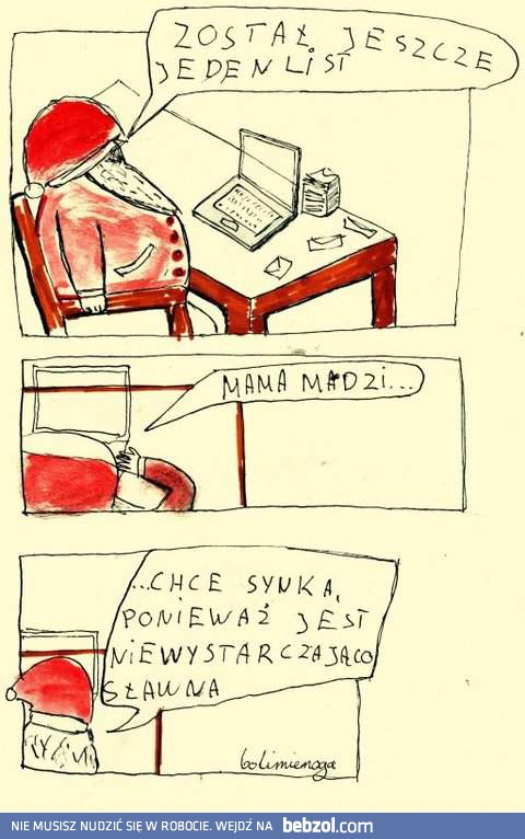 Mama Madzi pisze do Mikołaja