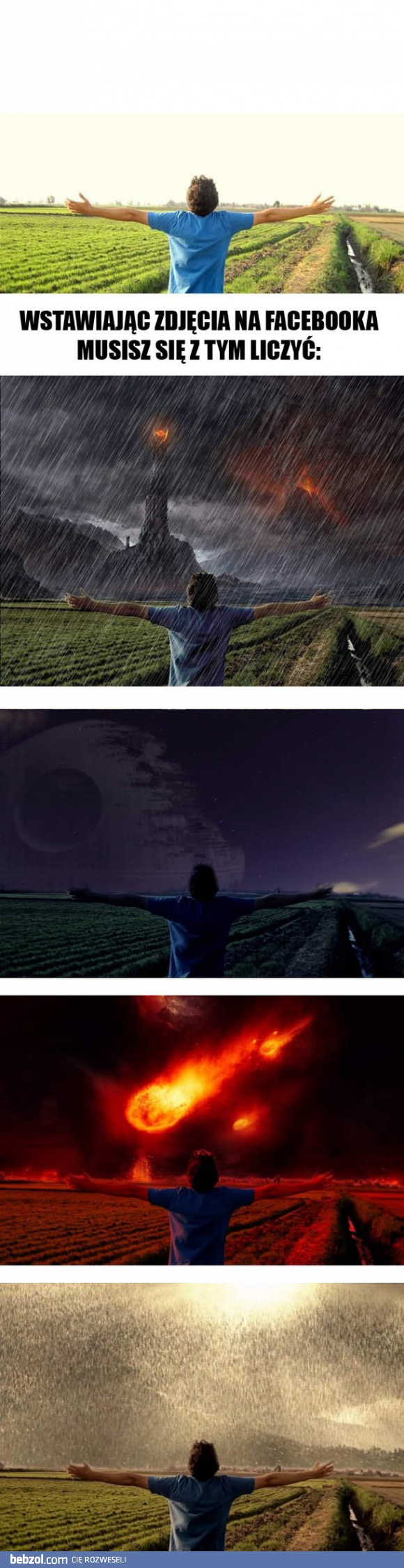 Gdy wstawiasz zdjęcie na Facebooka