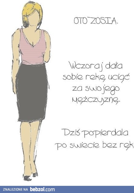 Dała sobie uciąc ręke...