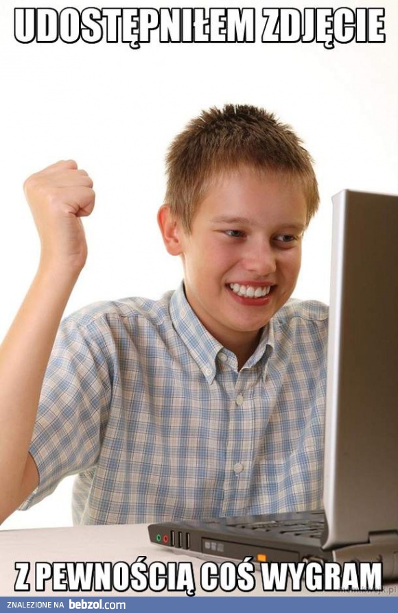 Pierwszy dzień na Facebooku