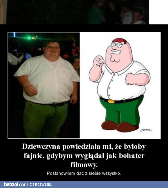 Postanowiłem wyglądać jak bohater