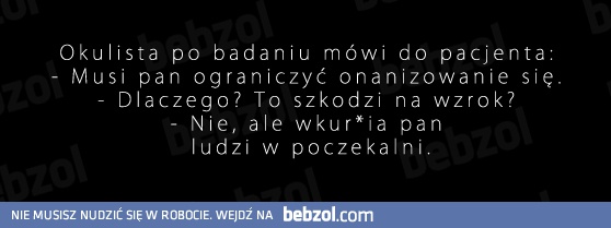Okulista po badaniu