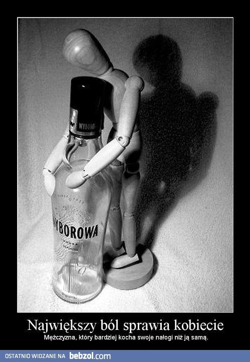 Największy ból sprawia kobiecie...