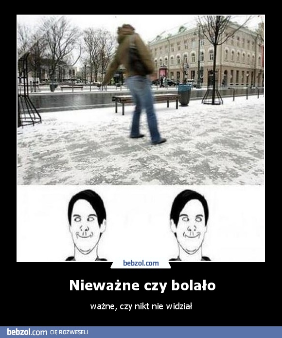 Nieważne czy bolało