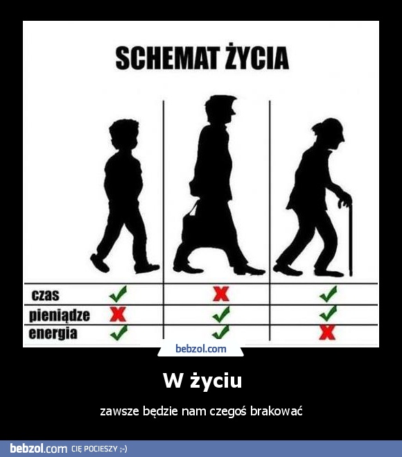 W życiu