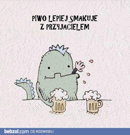 Piwko z przyjacielem