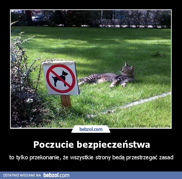 Poczucie bezpieczeństwa