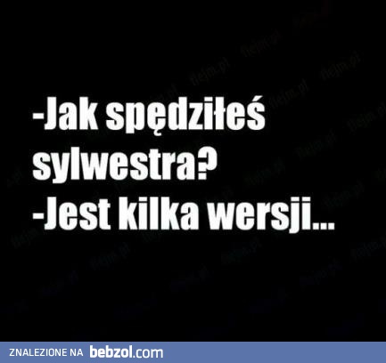 Jak spędziłeś sylwestra?