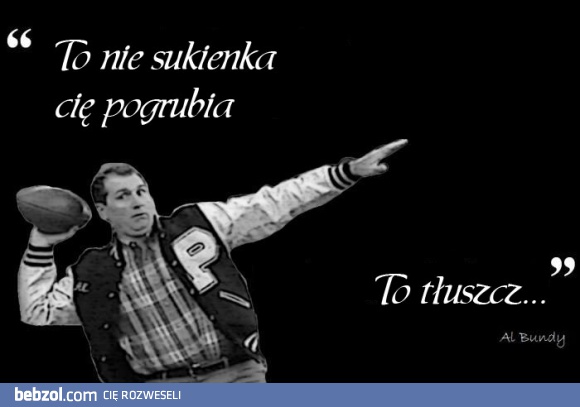 To nie sukienka cię pogrubia