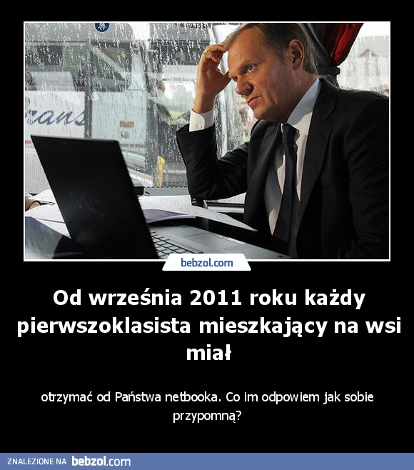 Od września 2011 roku każdy pierwszoklasista miał...