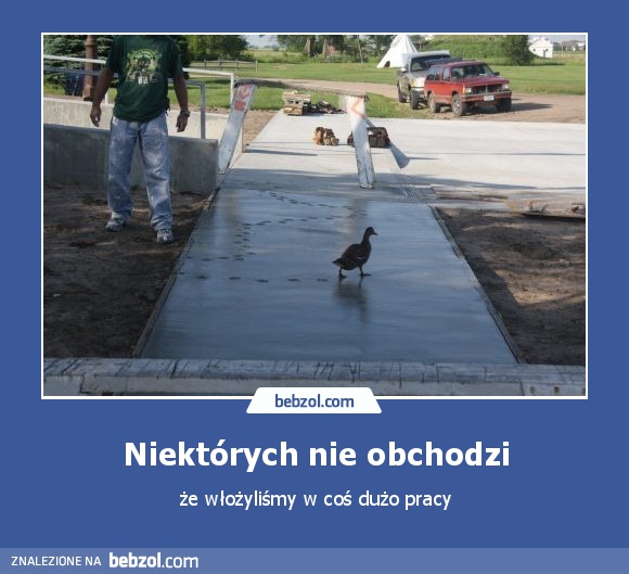 Niektórych nie obchodzi
