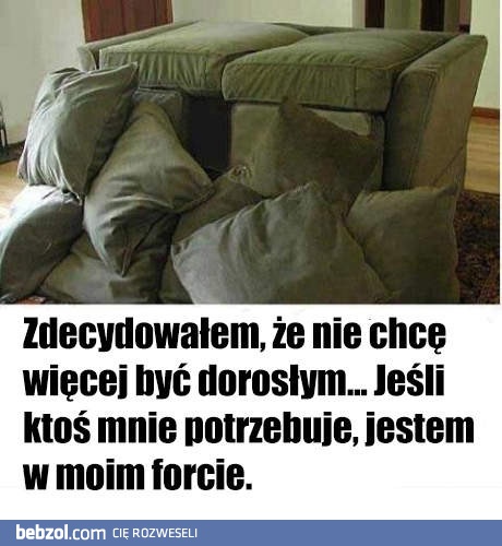Nie chce być dorosły