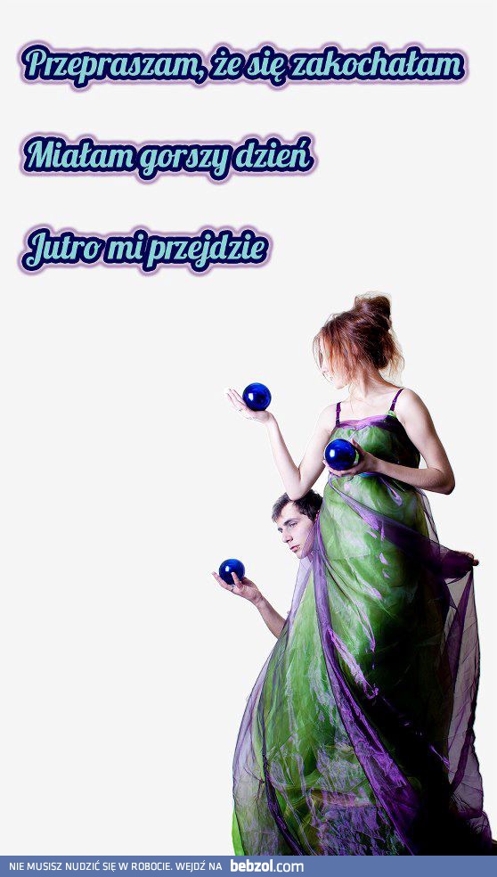 Przepraszam, że się zakochałam