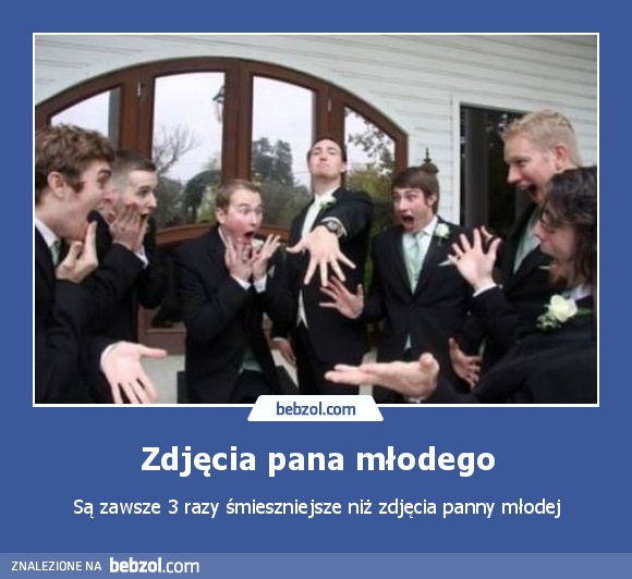 Zdjęcia pana młodego