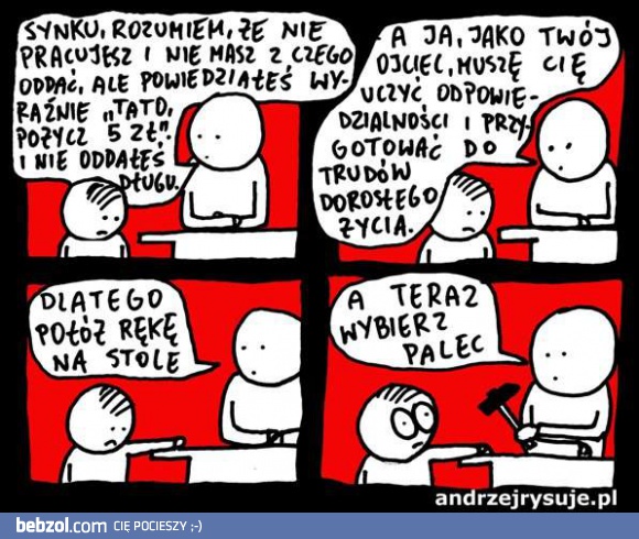 Dobry ojciec wie jak wychować syna