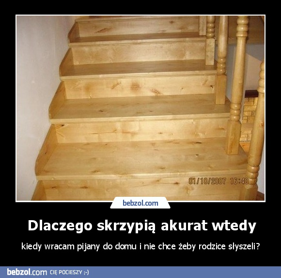 Dlaczego skrzypią akurat wtedy