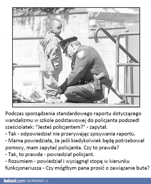 Pomoc policjanta