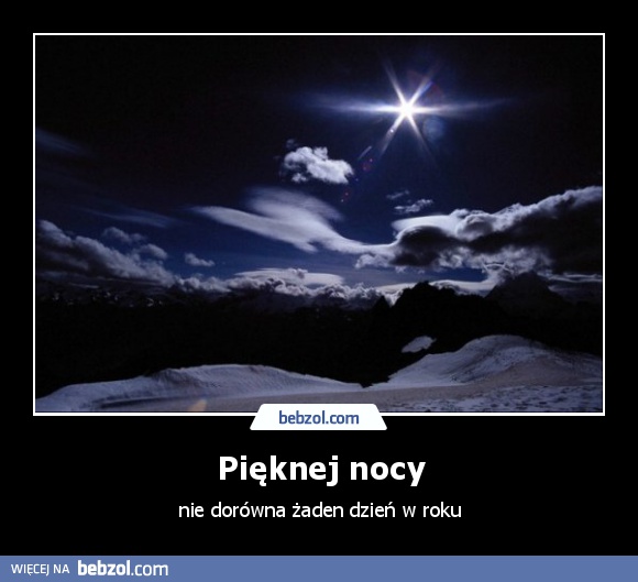 Pięknej nocy