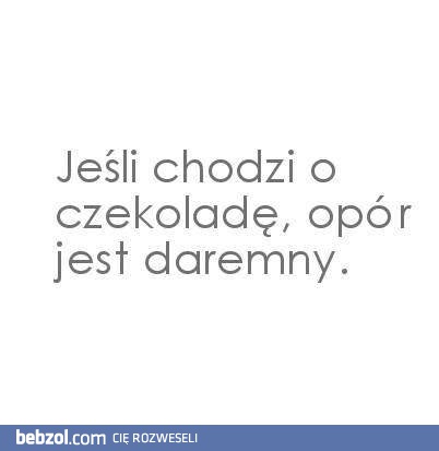 Czekolada i opór