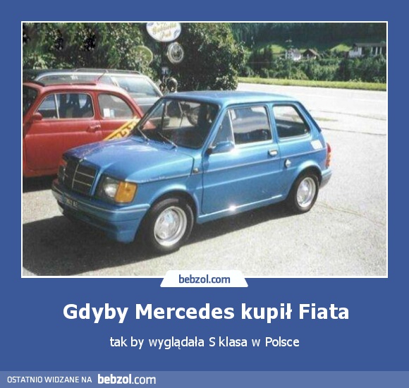 Gdyby Mercedes kupił Fiata