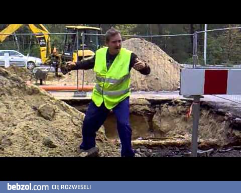 Atak żmii na budowie