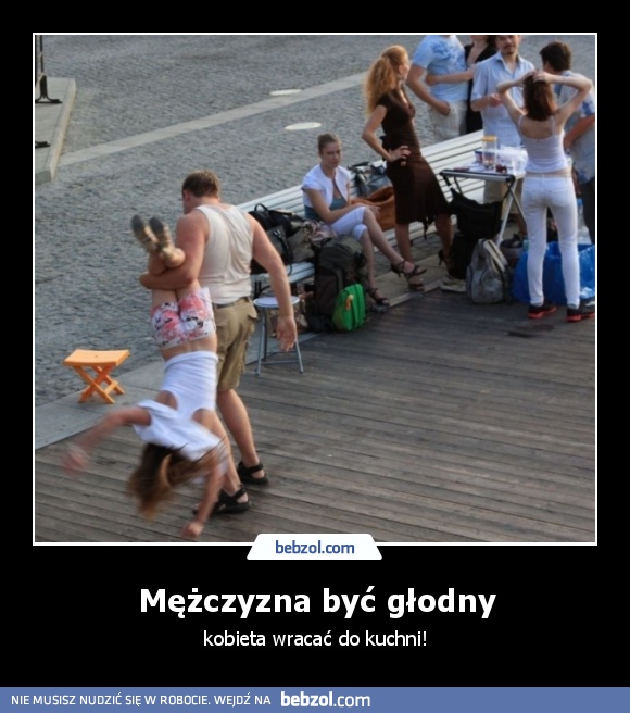 Mężczyzna być głodny