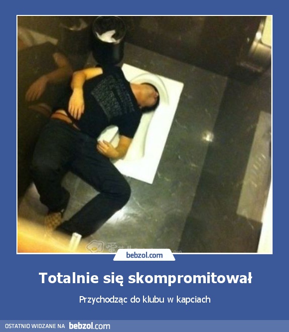 Totalnie się skompromitował