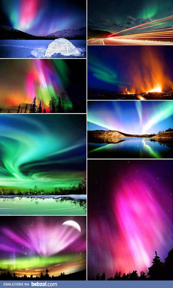 Piękno zorzy polarnej