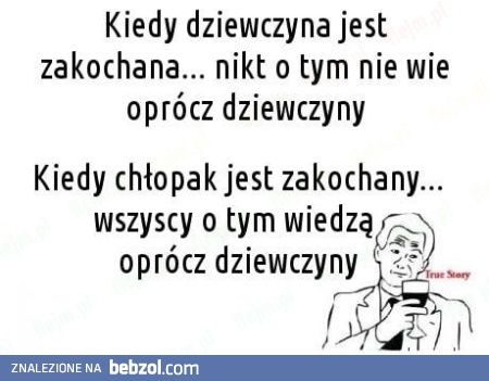 Zakochanie chłopaka i dziewczyny