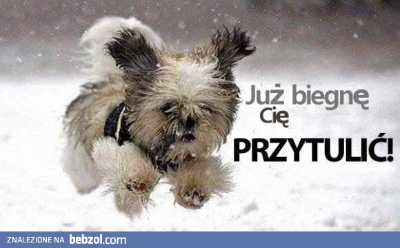 Już biegnę cię przytulić