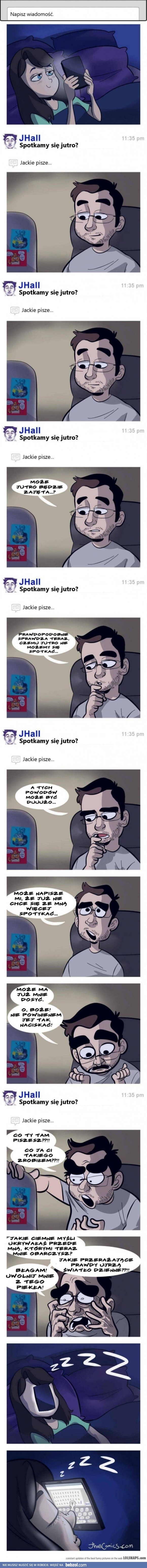 Gdy zbyt długo nie odpisuje