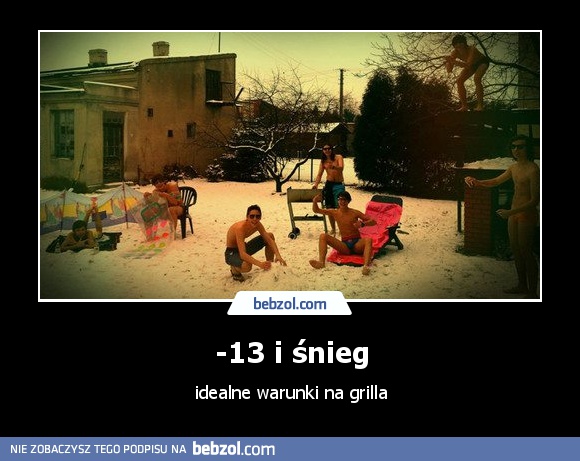 -13 i śnieg