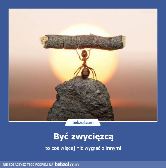 Być zwycięzcą
