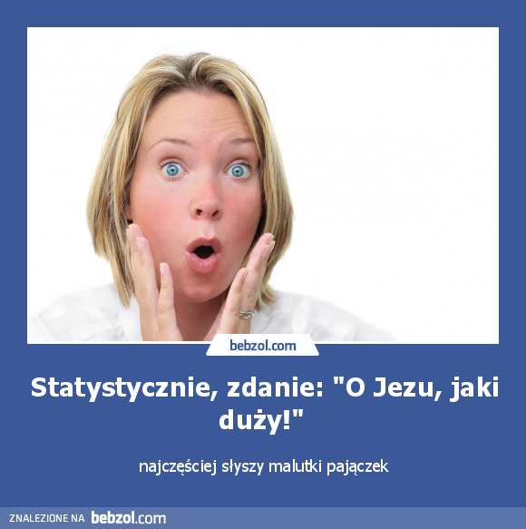 Statystycznie, zdanie: 