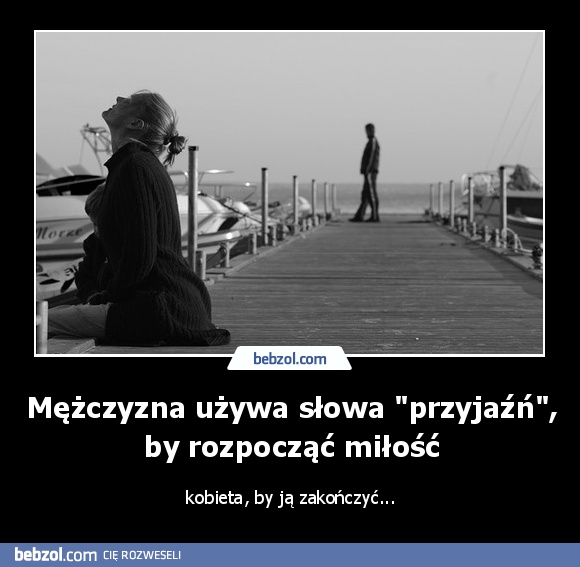 Mężczyzna używa słowa 