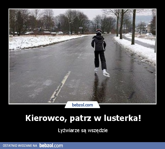 Kierowco, patrz w lusterka!